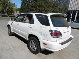 2002 LEXUS RX300 COACH EDITION WHITE 3.0 AT 2WD Z19717